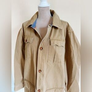 Oversized Utility Chore Coat